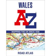 Reise- und Straßenatlanten A-Z Regional Atlas Straßenatlas - Wales 1:158.400 A-Z from Collins