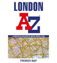 Stadtpläne A-Z Premier Map Stadtplan London 1:15.000 A-Z from Collins
