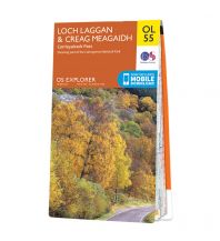 Hiking Maps Wales OS Leisure Explorer Map OL 55, Loch Laggan & Creag Meagaidh 1:25.000 Ordnance Survey UK