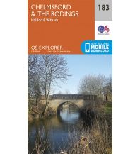 Hiking Maps Britain OS Explorer Map 183 Großbritannien - Chelmsford & The Rodings 1:25.000 Ordnance Survey UK