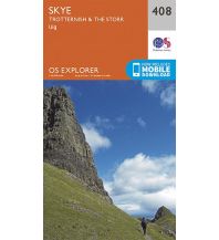 Wanderkarten Schottland OS Explorer Map 3408 Skye - Trotternish & The Storr, Uig 1:25.000 Ordnance Survey UK