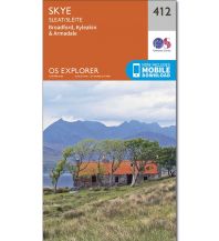 Hiking Maps Scotland OS Explorer Map 412, Skye - Sleat 1:25.000 Ordnance Survey UK