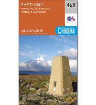 Wanderkarten Britische Inseln OS Explorer Map 468 Großbritannien - Shetland - Mainland North East 1:25.000 Ordnance Survey UK