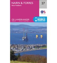 Hiking Maps Britain OS Landranger 27 Großbritannien - Nairn, Forres 1:50.000 Ordnance Survey UK