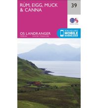 Hiking Maps OS Landranger Map 39 Großbritannien - Rum, Eigg, Muck & Canna 1:50.000 Ordnance Survey UK