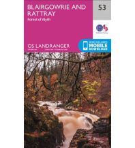 Hiking Maps Britain OS Landranger Map 53 Großbritannien - Blairgowrie and Rattray 1:50.000 Ordnance Survey UK