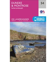 Wanderkarten Britische Inseln OS Landranger Map 54 Großbritannien - Dundee & Montrose 1:50.000 Ordnance Survey UK