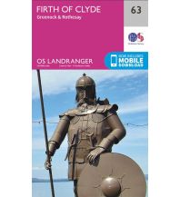 Wanderkarten OS Landranger Map 63 Großbritannien - Firth of Clyde 1:50.000 Ordnance Survey UK