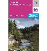 Hiking Maps Scotland OS Landranger Map 71, Lanark & Upper Nithsdale 1:50.000 Ordnance Survey UK
