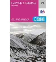 Wanderkarten Britische Inseln OS Landranger Map 79 Großbritannien - Hawick & Eskdale 1:50.000 Ordnance Survey UK