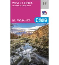 Hiking Maps England OS Landranger Map 89, West Cumbria 1:50.000 Ordnance Survey UK