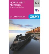 Wanderkarten Britische Inseln OS Landranger Map 132 Großbritannien - North West Norfolk 1:50.000 Ordnance Survey UK