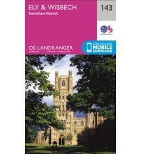 Hiking Maps Britain OS Landranger Map 143 Großbritannien - Ely & Wisbech 1:50.000 Ordnance Survey UK