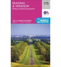 Hiking Maps Britain OS Landranger 175 Großbritannien - Reading & Windsor 1:50.000 Ordnance Survey UK