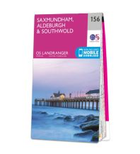 Wanderkarten England Saxmundham, Aldeburgh & Southwold 1:50.000 Ordnance Survey UK