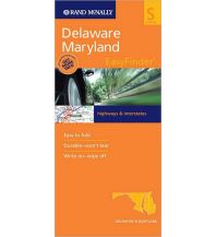 Road Maps Rand McNally State Map Easy to Fold - Delaware Maryland Rand McNally