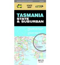 Straßenkarten Australien - Ozeanien UBD Gregorys State Map - Tasmania State & Suburban 1:625.000 Universal Press Pty. Ltd.