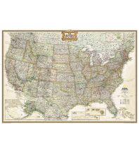 Poster und Wandkarten USA Executive laminated 1:2.815.000 National Geographic Society Maps