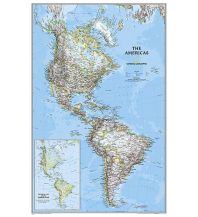 Amerika The Americas calssic 1:19.100.000 National Geographic Society Maps