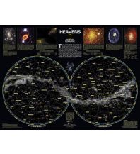 Astronomie National Geographic Poster laminated - Stars - Heavens National Geographic Society Maps