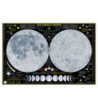 Poster und Wandkarten National Geographic Poster laminated - The Moon National Geographic Society Maps