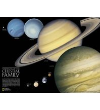 Poster und Wandkarten The Solar System National Geographic Society Maps