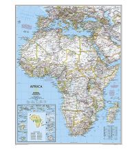 Africa Africa laminated 1:14.244.000 National Geographic Society Maps