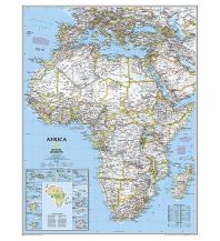 Afrika Africa laminated 1:9.328.000 National Geographic Society Maps