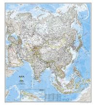 Asia Asia Classic laminated 1:13.812.000 National Geographic Society Maps