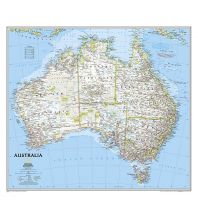 Australien - Ozeanien Australia Classic laminated 1:6.413.000 National Geographic Society Maps