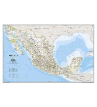 Amerika Mexiko Classic laminiert 1:4.358.000 National Geographic Society Maps