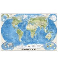 Poster and Wall Maps World physical Ocean Floor 1:38.930.000 National Geographic Society Maps