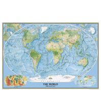 Poster and Wall Maps World physical Ocean Floor 1:24.031.000 National Geographic Society Maps