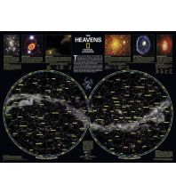 Astronomy National Geographic Wall Map Tube - The Heavens National Geographic Society Maps