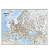 Poster and Wall Maps Europe classic 1:5.419.000 National Geographic Society Maps