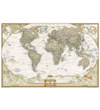 Poster und Wandkarten World Executive 1:22.445.000 National Geographic Society Maps