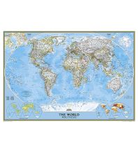 Weltkarten National Geographic Wandkarte - World Classic Political 1:38.931.000 National Geographic Society Maps