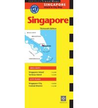 City Maps Periplus Travel Map - Singapore 1:55.000  City 1:20.000 Periplus
