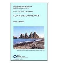 Road Maps British Antarctic Survey Sheets 14A & 14B / folded - South Shetland Islands 1:200.000 British Antarctic Survey