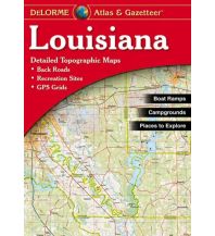 Reise- und Straßenatlanten DeLorme Atlas Gazetteer - Louisiana  1:184.000 DeLorme Mapping Inc.