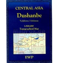 Wanderkarten Asien Central Asia - Dushanbe 1:500.000 EWP