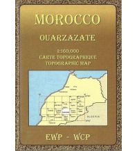Wanderkarten Marokko Morocco Ouarzazate 1:160.000 EWP