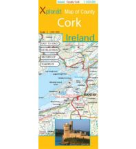 Cycling Maps Xploreit Map Irland 20 - County Cork 1:100.000 Xploreit Maps