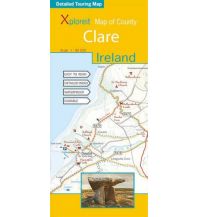Hiking Maps Ireland Xploreit Map Irland 10 - County Clare 1:80.000 Xploreit Maps
