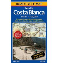 Radkarten Pioneer Partners Road Cycle Map Spanien - North Costa Blanca 1:100.000 Cordee
