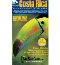 Straßenkarten Nord- und Mittelamerika Toucan Maps Straßenkarte Costa Rica 1:470.000 Toucan Maps Inc.