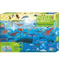 Children's Books and Games Puzzle & Buch: Tiere im Ozean Usborne Verlag