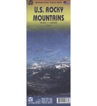 Straßenkarten International Travel Map ITM US Rocky Mountains ITMB