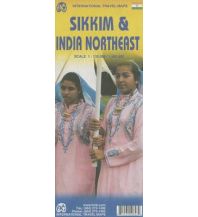 Straßenkarten Sikkim & India Northeast. India Northeast & Sikkim ITMB