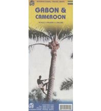 Road Maps Cameroon & Gabon. Gabon & Cameroon ITMB